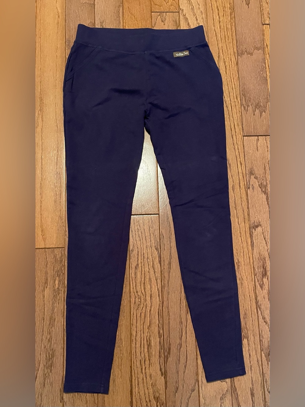 Matilda Jane Navy Blue Knit Leggings / Pants - Size Medium